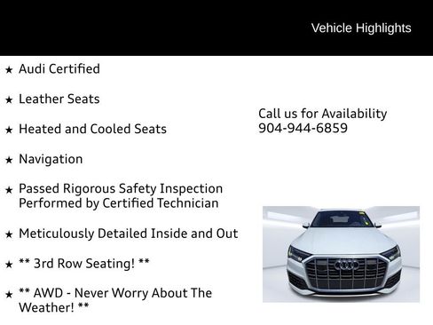 Used 2023 Audi Q7 3.0T Prestige w/ Prestige Package AWD/4WD image 7