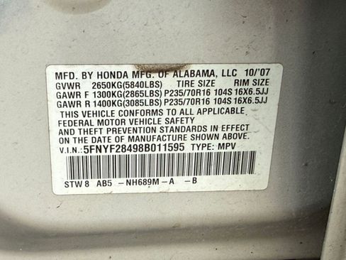 Used 2008 Honda Pilot EX image 18