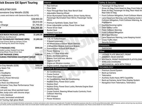 Used 2026 Buick Encore GX Sport Touring w/ Advanced Technology Package image 37