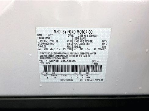 Used 2018 Ford Explorer Platinum AWD/4WD image 36