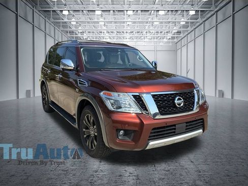 Used 2018 Nissan Armada Platinum w/ Captain Seat Package RWD image 1