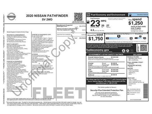 Used 2020 Nissan Pathfinder SV image 4