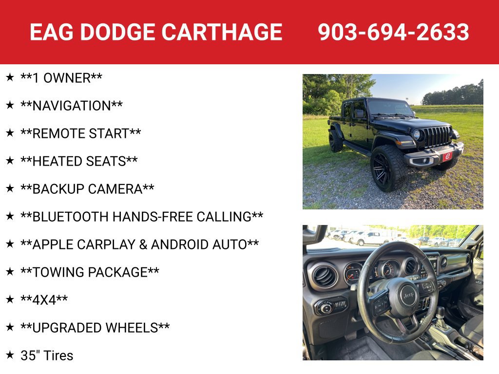 Used 2020 Jeep Gladiator Sport w/ Quick Order Package 24S AWD/4WD image 4