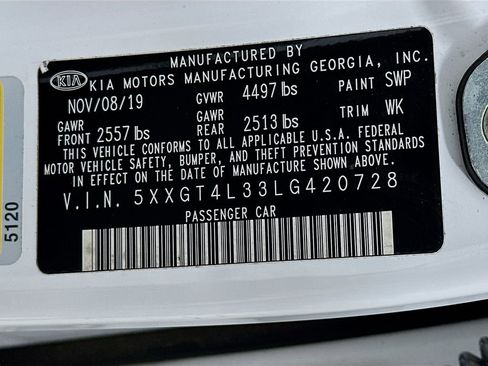 Used 2020 Kia Optima LX image 35