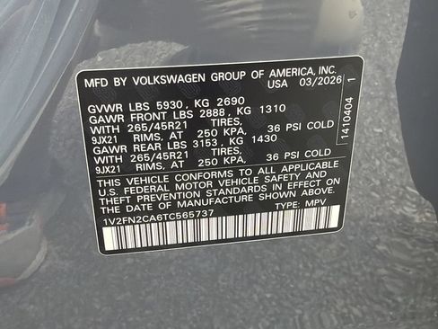 New 2026 Volkswagen Atlas SEL Premium R-Line AWD/4WD image 30