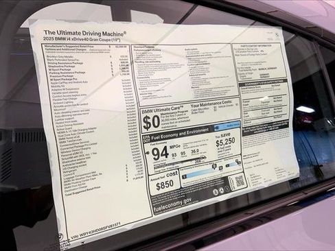 New 2025 BMW i4 xDrive40i w/ M Sport Package image 12