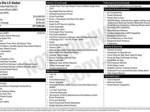 Used 2021 Kia Rio LX image 22