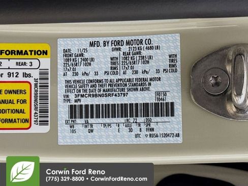 New 2025 Ford Bronco Sport Big Bend w/ Convenience Package image 33