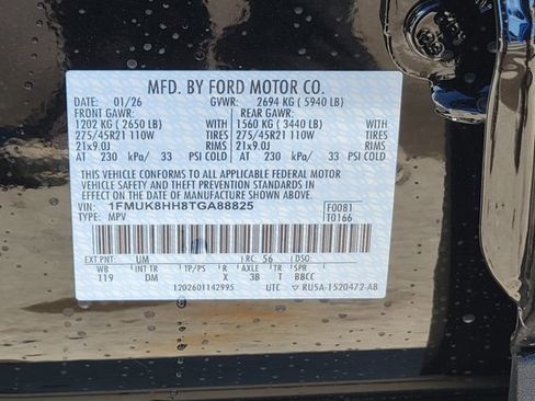 New 2026 Ford Explorer Platinum w/ LUX Leather Package image 14