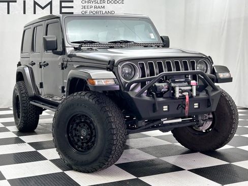 Used 2019 Jeep Wrangler Unlimited Sahara w/ Safety Group image 1