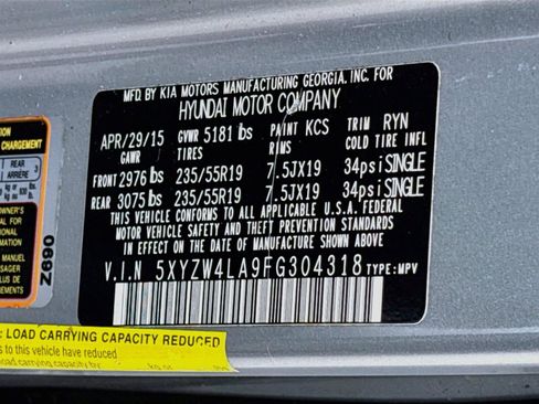 Used 2015 Hyundai Santa Fe Sport 2.0T w/ Option Group 05 FWD image 33