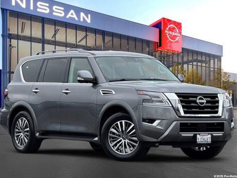 Certified 2023 Nissan Armada SL w/ Cargo Package RWD image 1