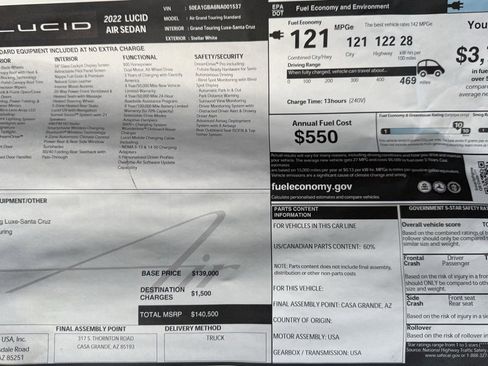 Used 2022 Lucid Air Grand Touring image 46