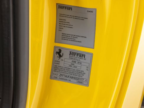 Certified 2017 Ferrari F12 Berlinetta RWD image 56