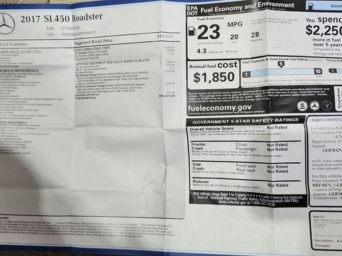 Used 2017 Mercedes-Benz SL 450 image 30