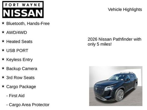 New 2026 Nissan Pathfinder SL w/ Cargo Package AWD/4WD image 8