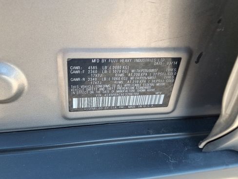 Used 2014 Subaru Outback 2.5i w/ Popular Package #1B image 26