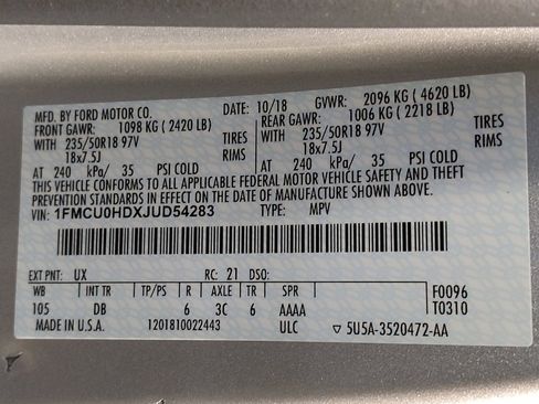 Used 2018 Ford Escape SEL w/ Ford Safe & Smart Package image 33