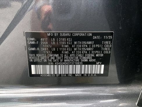 Certified 2026 Subaru Crosstrek 2.5i Premium AWD/4WD image 31