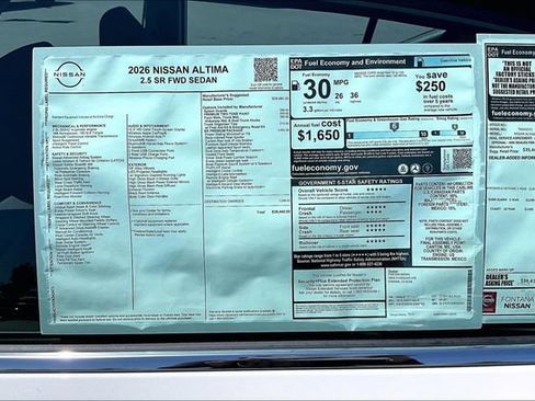 New 2026 Nissan Altima 2.5 SR FWD image 14