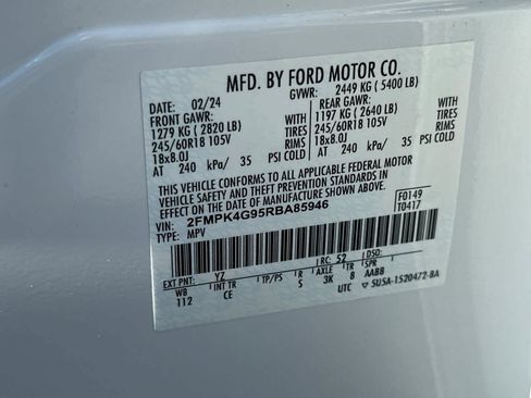 Certified 2024 Ford Edge SE AWD/4WD image 30