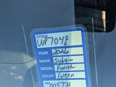 Certified 2026 Subaru Forester Premium AWD/4WD image 12