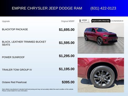Certified 2022 Dodge Durango R/T w/ Blacktop Package AWD/4WD image 7