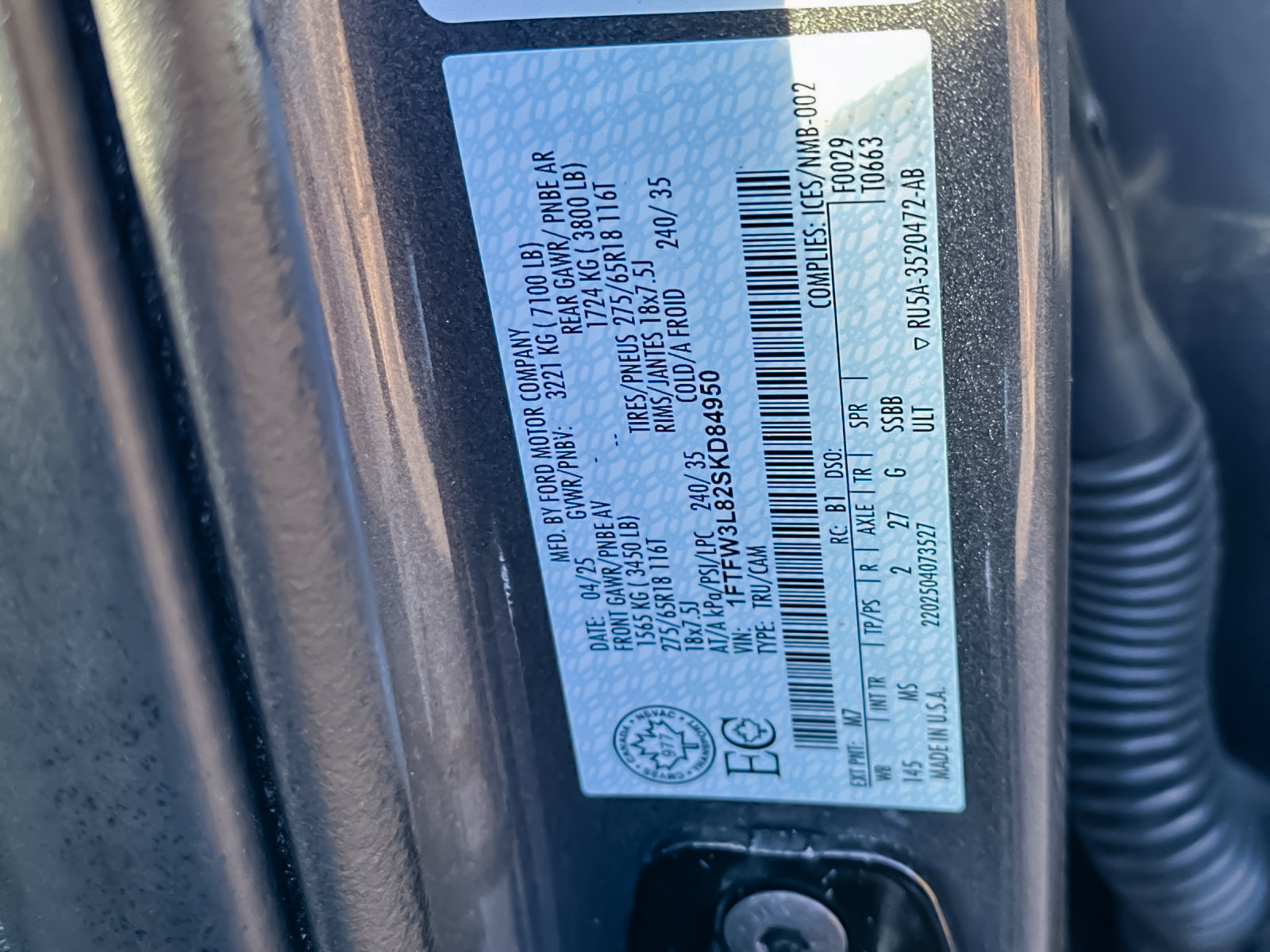Used 2025 Ford F150 XLT w/ Equipment Group 301A Standard AWD/4WD image 25