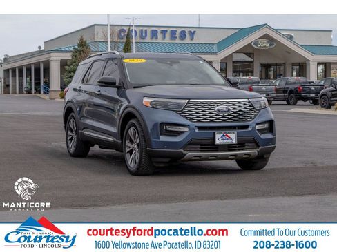 Used 2020 Ford Explorer Platinum w/ Premium Technology Package image 1