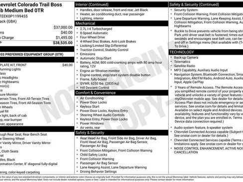 Used 2023 Chevrolet Colorado Trail Boss AWD/4WD image 3