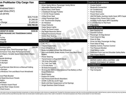 Used 2021 RAM ProMaster City Tradesman w/ Window Group 09 image 24