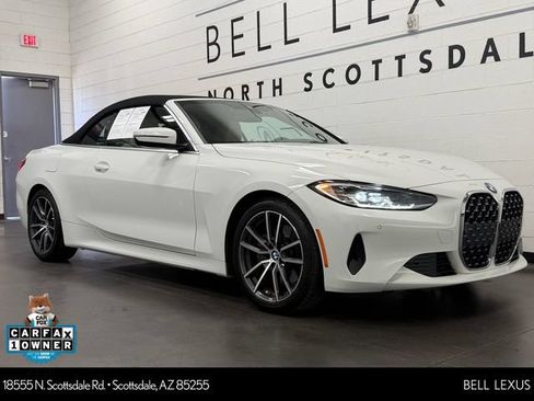 Used 2021 BMW 430i Convertible w/ Premium Package RWD image 1