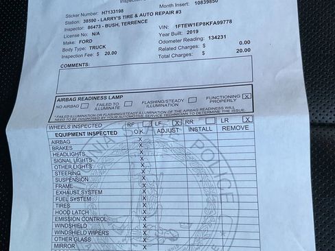 Used 2019 Ford F150 Lariat w/ FX4 Off-Road Package image 52