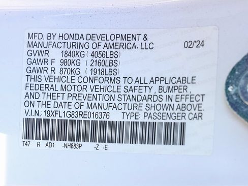 Used 2024 Honda Civic Sport Touring image 32