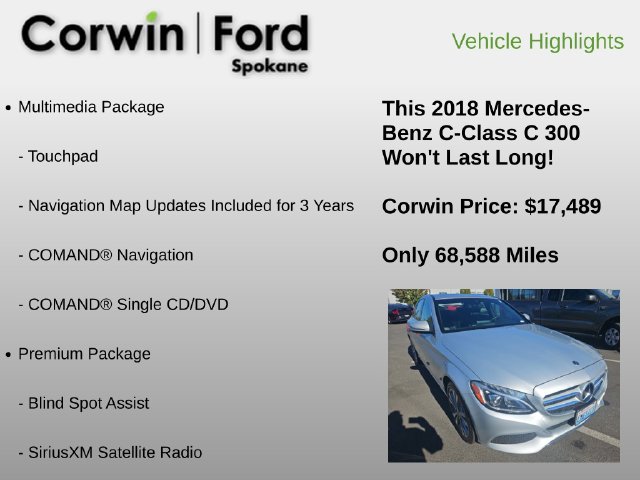 Used 2018 Mercedes-Benz C 300 4MATIC Sedan image 6