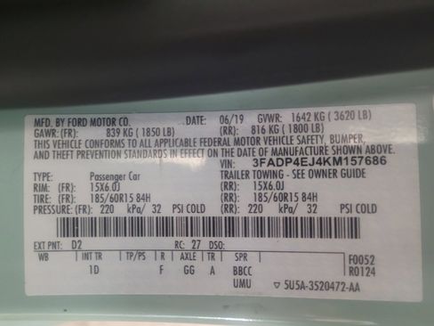 Used 2019 Ford Fiesta SE image 33