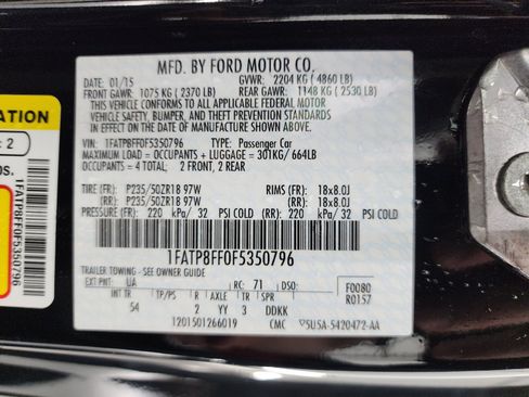 Used 2015 Ford Mustang GT Premium RWD image 50