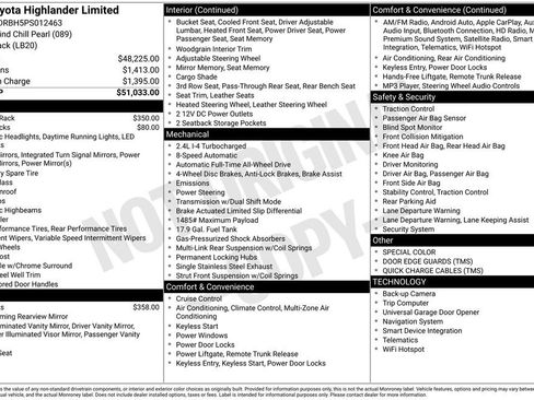 Used 2023 Toyota Highlander Limited AWD/4WD image 30