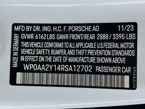 Certified 2024 Porsche Taycan RWD image 13