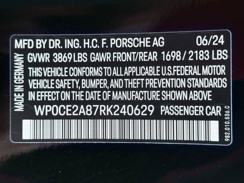 Certified 2024 Porsche 718 Boxster Spyder RS image 36