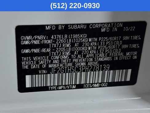 New 2023 Subaru Crosstrek 2.5i Sport image 41