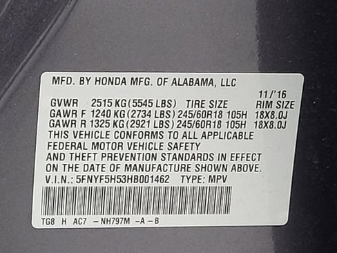 Used 2017 Honda Pilot EX-L image 33
