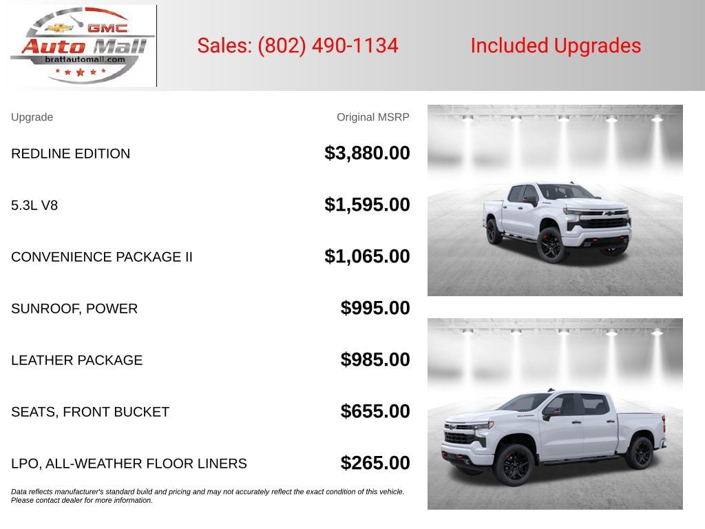 New 2026 Chevrolet Silverado 1500 RST w/ Redline Edition AWD/4WD image 3