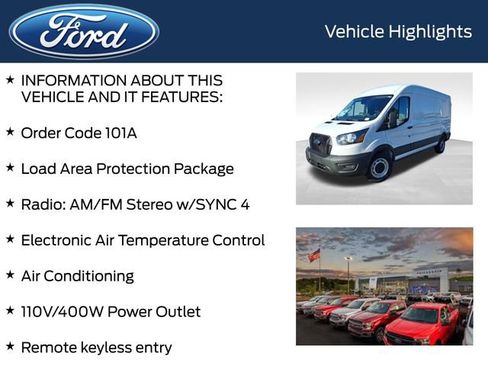 New 2025 Ford Transit 250 Base w/ Load Area Protection Package image 4