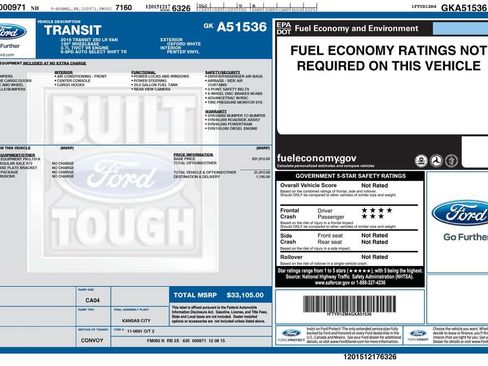 Used 2016 Ford Transit 250 130 Low Roof image 2
