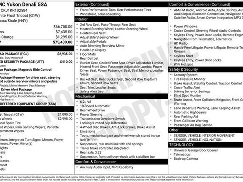 Used 2019 GMC Yukon Denali w/ Open Road Package image 2