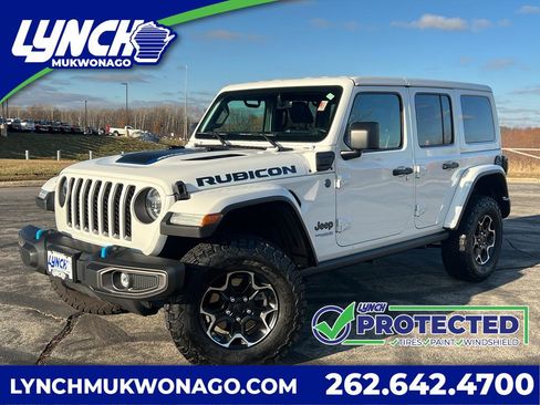 Used 2021 Jeep Wrangler Unlimited Rubicon 4xe w/ Cold Weather Group image 1