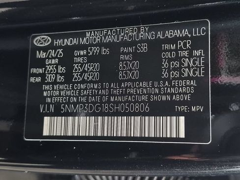 Used 2025 Hyundai Santa Fe Limited AWD/4WD image 26