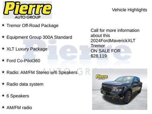 Used 2024 Ford Maverick Tremor w/ Tremor Off-Road Package AWD/4WD image 7