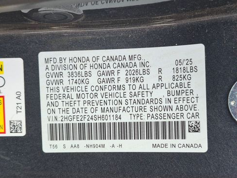 Used 2025 Honda Civic LX image 32